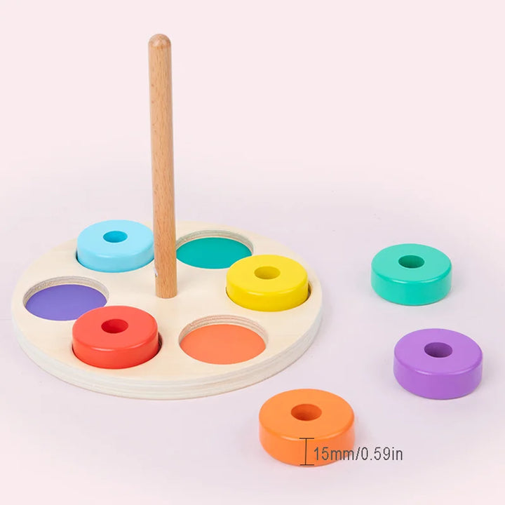 Early education rainbow ring