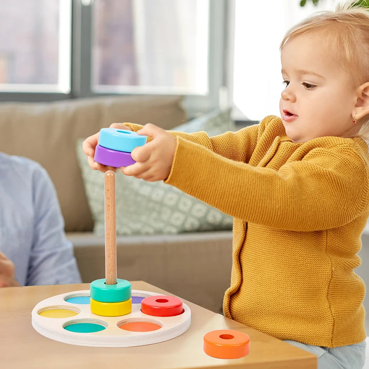 Early education rainbow ring