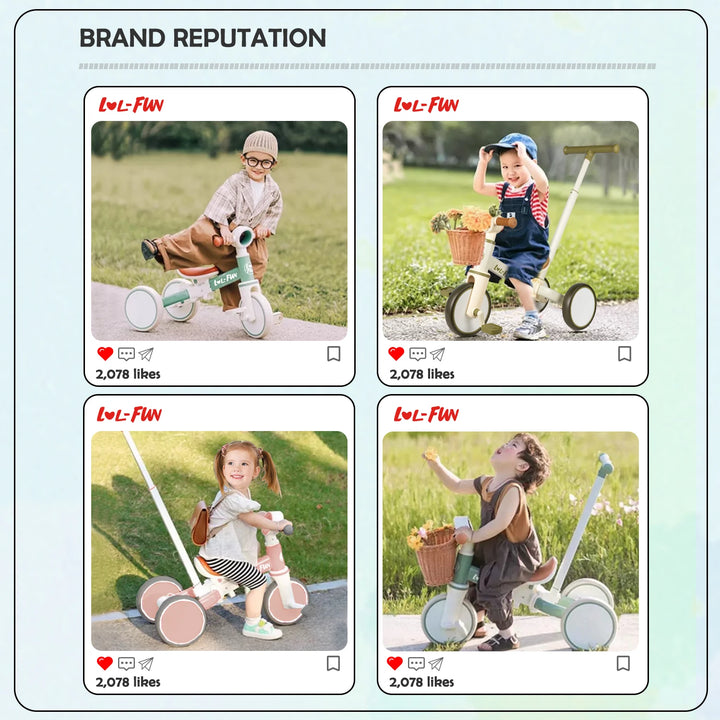 Tricycles for 1-3 Year Olds Boy Girl Toy
